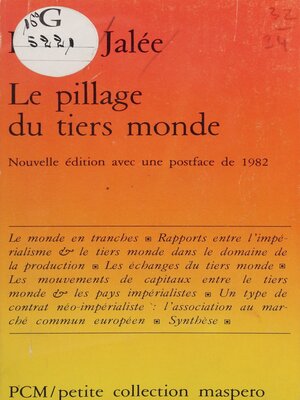 cover image of Le pillage du tiers monde
